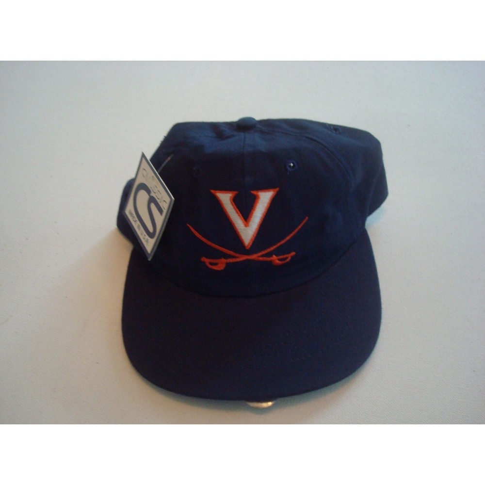 VIRGINIA CAVS GOLF BEACH strapback DEADSTOCK HAT CAP VINTAGE P4